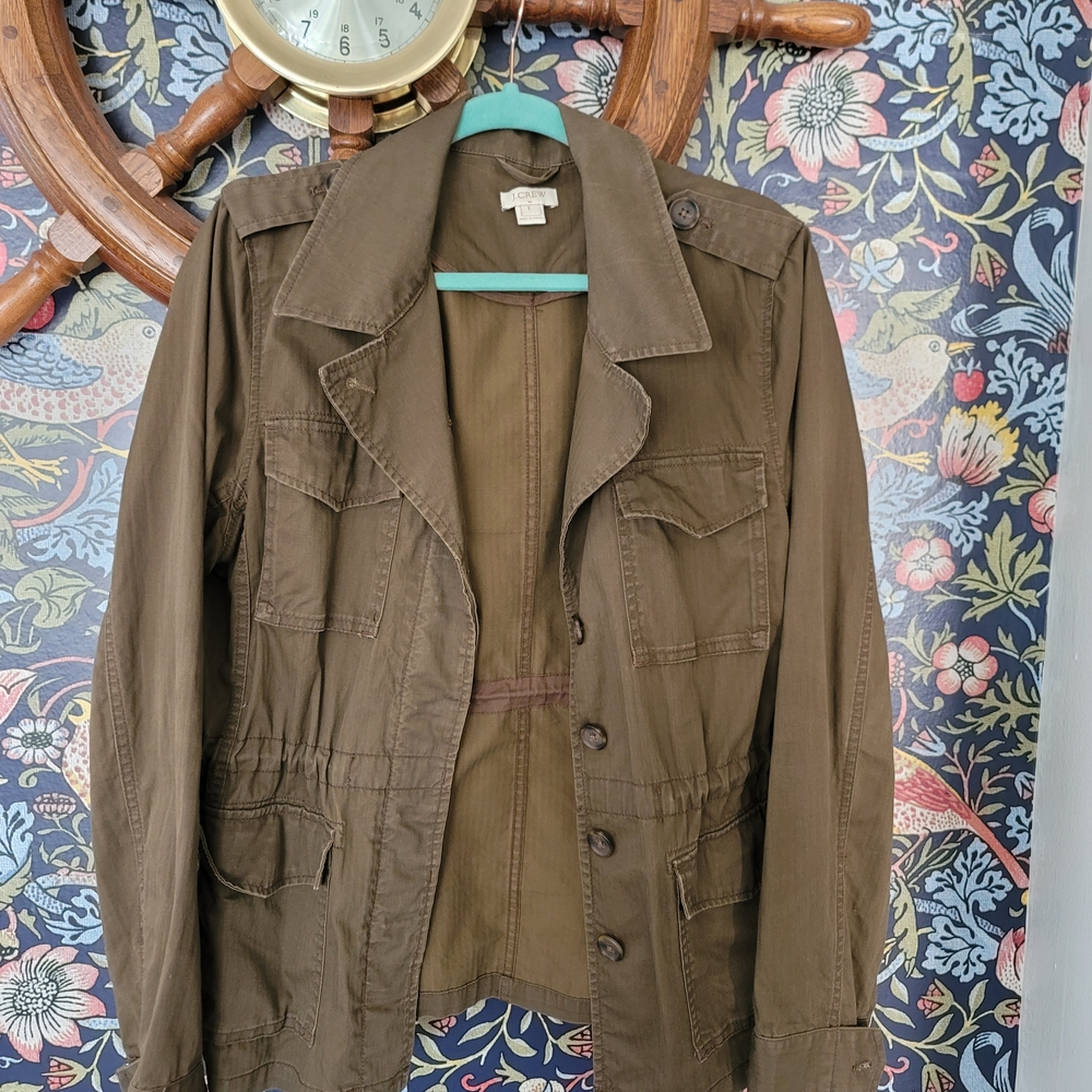 J. Crew Olive Green Utility Jacket